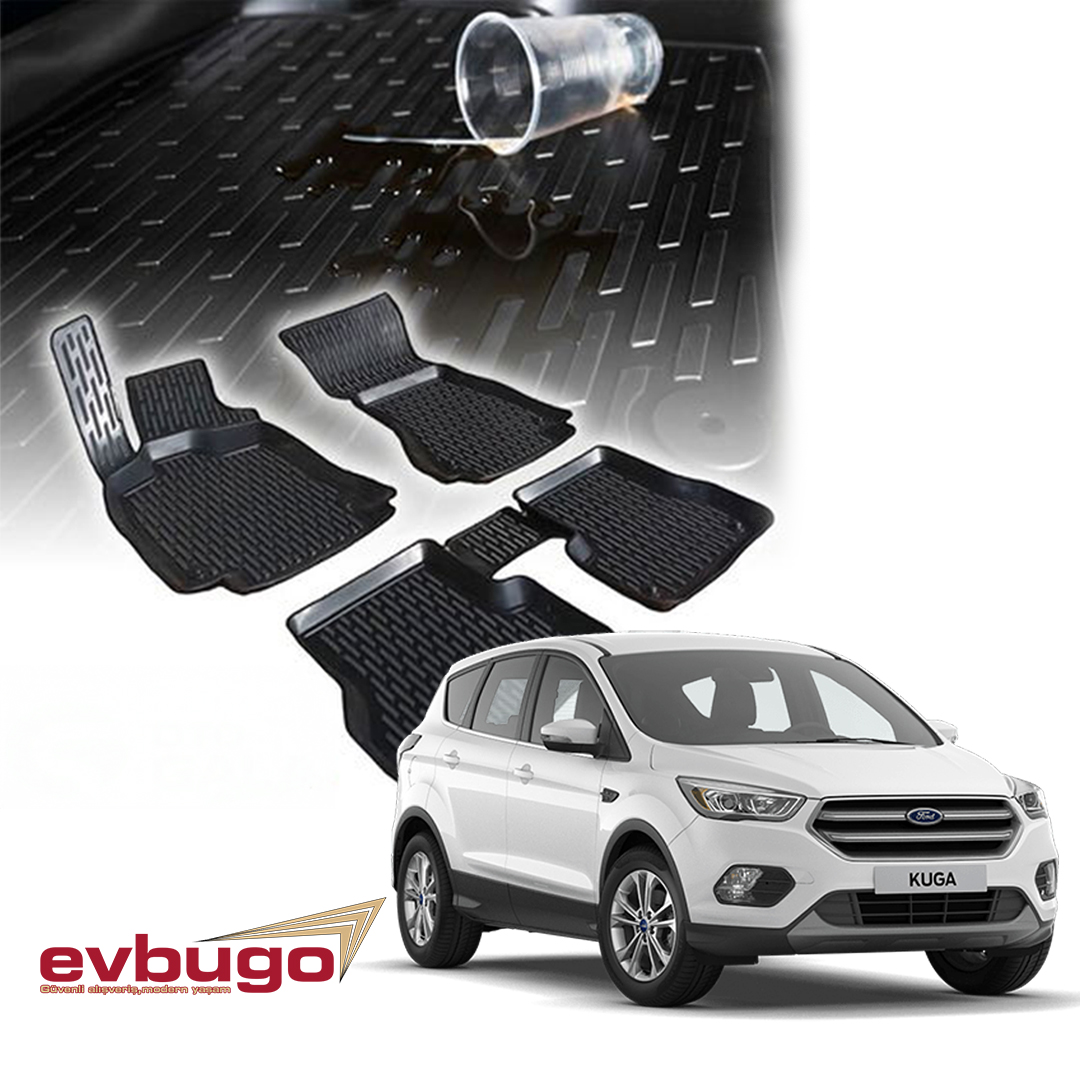 3D PASPAS SİYAH FORD KUGA 2012-2019